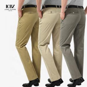 Wholesale Cargo Pants for Men 2022 Spring and Summer Thin High Waist Straight Dad Dress Pant from china suppliers