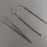 3 Sets Oral Instruments Dental Hygiene Tool Kit Teeth Hygiene Explorer Probe