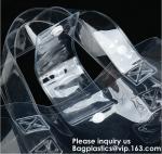 Transparent Makeup Bag Cosmetic Bag Pvc Tote Bag With Clear Handles And Plastic