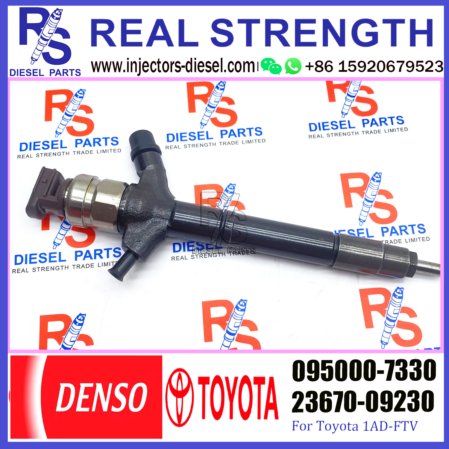 Common Rail Fuel Injector 095000-7690 095000-7680 095000-7320 095000-7330 095000-6680 095000-6970 for Toyo-ta RAV 4
