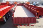 Steel 3 Axles Cargo Transport Trailer/Platform Log Timber Truck Semi Trailer