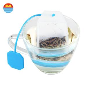 Wholesale Custom shape bpa free hot herbal coffee empty dip hot selling silicone tea bag infuser set for loose tea from china suppliers