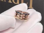 three color ring in 18 kt yellow gold or white gold