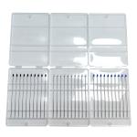 Blue ESD Stainless Steel Rod Pointed Head Silicone Gel Sticky Swab Medium