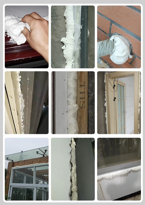 ABM Large Expansion PU Polyurethane PU Foam Sealant for Door Insulation