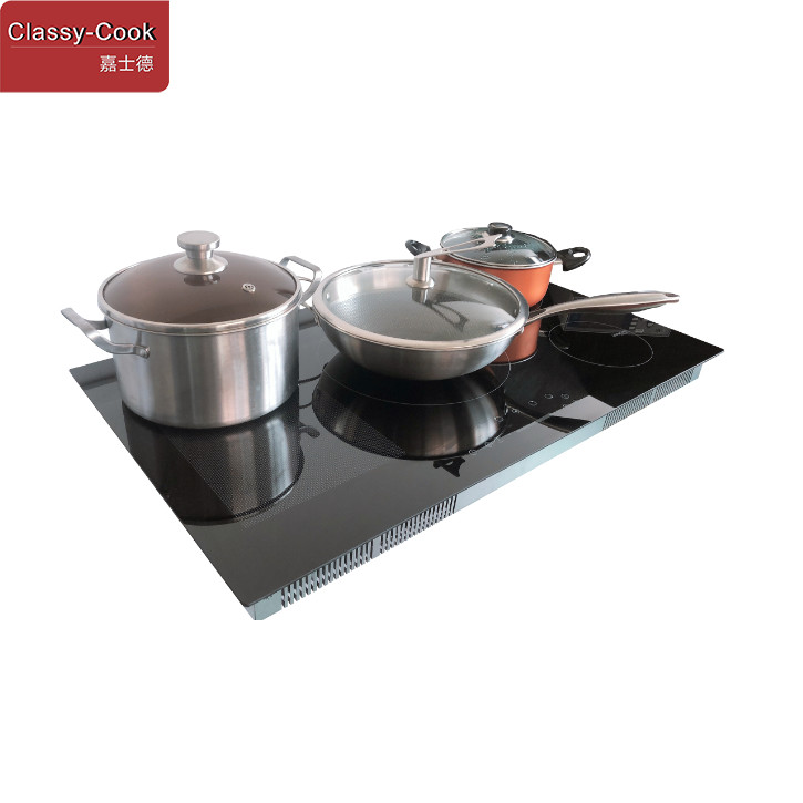 9400 Watt 4 Burner Flex Zone Induction Hob With Vitroceramica Cocina