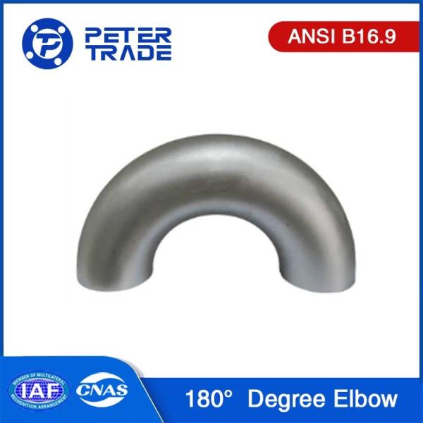 ASME B16.9 Pipe Fitting Elbow Long Radius Elbows 180 Degree Stainless Steel Pipe