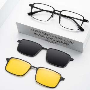 Wholesale Driving Polarized Night Vision Magnetic Clip On Glasses ZTO 9909 from china suppliers