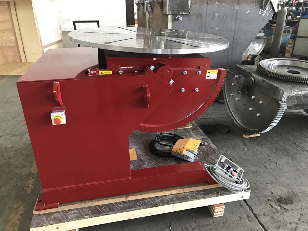 Rotary And Titling Piping Welding Positioner Speed Digital Readout Via Hand Box