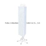 42mm Width 165mm Height Jewelry Pegboard Display ， Three Sides Rotating Brochure