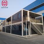 Zontop Container House Custom Roof Stairs Luxury Prefabricated Houses Container