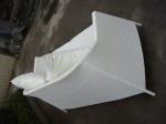 2 Seat Wicker Rattan Sofa Chair For Office / Riverside / Lawn
