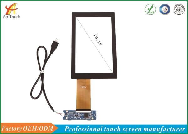 White 7 Inch Capacitive Touch Panel With AG / AR / AF Glass , Intelligent