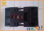 Heavy Duty Durable Rubber Pole Base 80 * 40 * 12cm For Traffic Post / Bollard