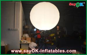 Wholesale Outdoor Event Inflatable Lighting Decoration , White Stand Inflatable Balloon With Tripod from china suppliers