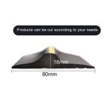 Garage Door Seal Strip 80*18mm Weatherproof Strip Rubber Diy Weather Stripping