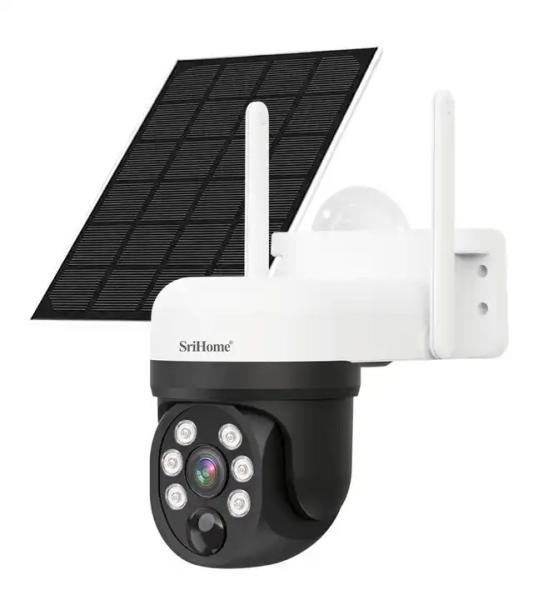 Solar Security Camera Outdoor Wireless Battery Powered WiFi Surveillance Color