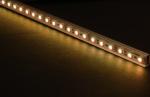 SMD 3528 Rigid LED Strip Lights Aluminum Profile For Kitchen Cabinet / Closet