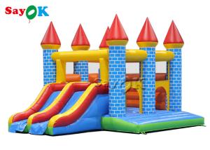 Wholesale Children'S Playground Colorful Inflatable Bounce House With Slide 5m 16.40ft from china suppliers