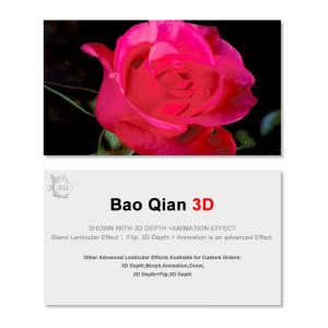 Wholesale Hang Tags PET / PP Custom Lenticular Cards 3D Plastic UV Offset Printing from china suppliers