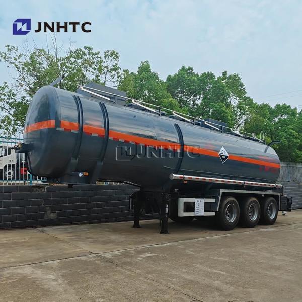 3 Axles Diethylamine Transport Trailer Fuel Tank Semi Trailer 33000 40000 Liters