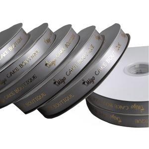 Wholesale Cheap Satin Ribbon With Hot Stamped Gold Logo – Affordable Custom Ribbon factory from china suppliers