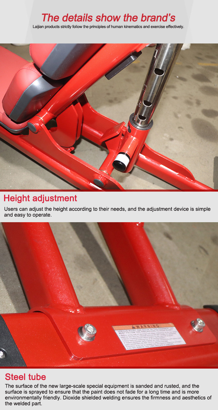 Red Gym Adjustable Dumbbell Bench Machine 106cm Height