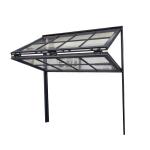Vertical sliding Hollow N6 Aluminum Bifold Windows