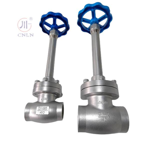 PN40 DN25/DN40 Stainless Steel Low Temperature Globe Valve For LNG/LOX/LN2/LAR