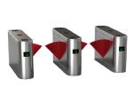 Biometric barcode scanner tripod turnstile gate , RFID access control turnstiles