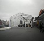 Clear Roof Outdoor Marquee Tent High Level Meeting Easy Cleaning