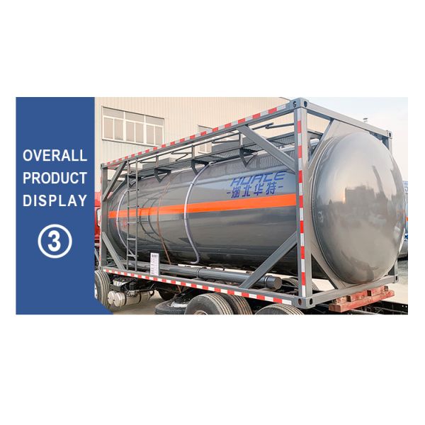20FT ISO Container Tank 2500 Liters Capacity For Chemical Liquid