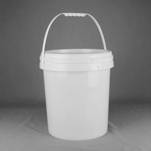 China FDA Standard 18L Round Plastic Bucket Round Plastic Storage Containers on sale