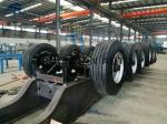 Mining Dump Semi Trailer 80-100 Tons 6 Axles High Strength Buckets Size 40cbm