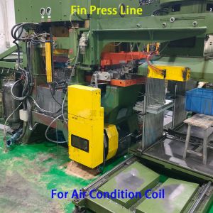 China Servo Control Fin Press Stamping Machine For Heat Exchanger aluminum Foils on sale