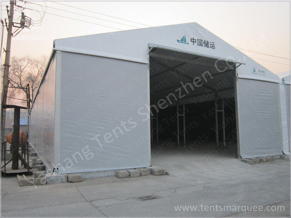 8M Ultra High Professional Outdoor Warehouse Tents , Large Industrial Tent Rental