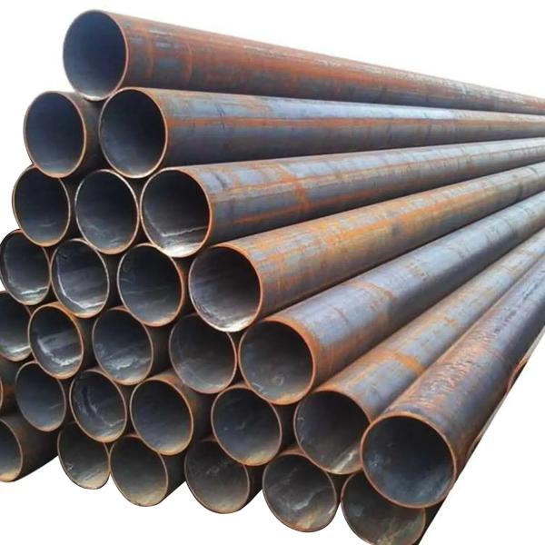 Factory Directly Sale ERW Iron Pipe 6 Meter Welded Steel Pipe Round Black Carbon