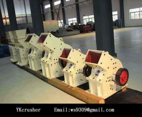 High Reduction Ration Limestone Crusher Machine / Hammer Mill Crusher Simple