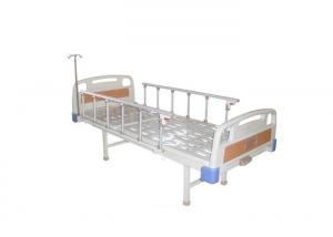 Wholesale Backrest Adjustable Single Crank Medical Hospital Bed Aluminum Railing (ALS-M105) from china suppliers