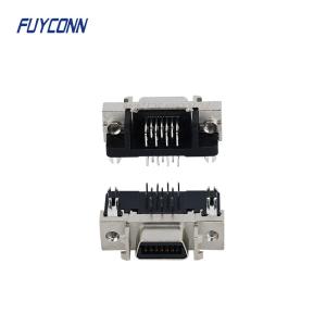Wholesale Zinc Alloy Shell 14 Pin SCSI Connector Right Angle Female PCB from china suppliers