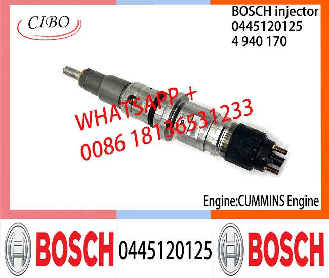 BOSCH 0445120125 4940170 Neutral Fuel Injector Assembly 0445120125 4940170 For CUMMINS