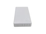 FTTH Fiber Optic Termination Box ABS White 4fibers For Flat Drop Cable Indoor