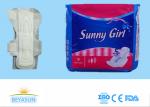 Ebossed Ladies Sanitary Napkins , Women'S Hygiene Pads Mesh Surface