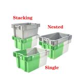 600*400*300mm Plastic Baskets for Space-Saving Stacking and Turnover in
