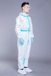 ISO PP SF 65g White Disposable Coveralls With Hood