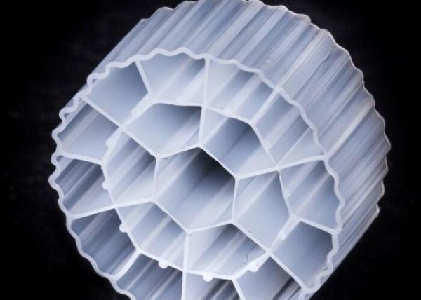 K3 White Color HDPE Material MBBR Filter Media Water Treatment Bio Cel For Pond
