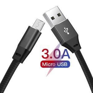 Wholesale Durable 3A Nylon Braided Micro USB Cable For Android Phone from china suppliers