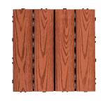 Patio Wood Interlocking Composite Deck Tiles Weather Resistant