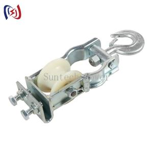 Wholesale Transmission Line Universal Hook Style Conductor Stringing Pulley Block from china suppliers