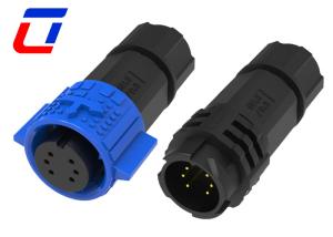 Wholesale 6 Pin Waterproof Low Voltage Wire Connectors Male Female M19 Quick Lock 5A from china suppliers